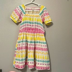 Crewcuts Embroidered Square neck Dress Size 5